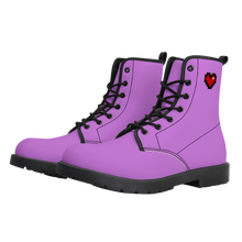 Load image into Gallery viewer, Purple Squad Vegan Leather Boots (FREE SHIPPING) - Rhonda World