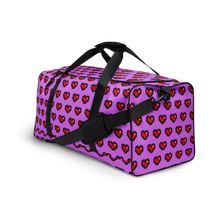 Load image into Gallery viewer, Purple Squad Hearts Duffle Bag - Rhonda World