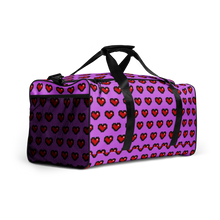 Load image into Gallery viewer, Purple Squad Hearts Duffle Bag - Rhonda World