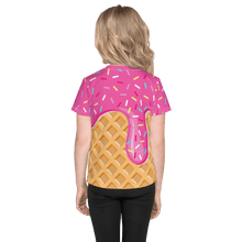Load image into Gallery viewer, "Chill Vibes" Waffle Cone Tee (Kids 2T-7)