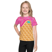 Load image into Gallery viewer, "Chill Vibes" Waffle Cone Tee (Kids 2T-7)