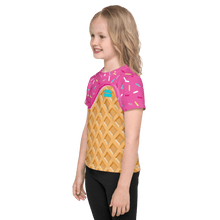 Load image into Gallery viewer, "Chill Vibes" Waffle Cone Tee (Kids 2T-7)