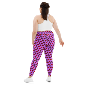 Pixel Hearts Plus Size Leggings (Women's 2XL-6XL)