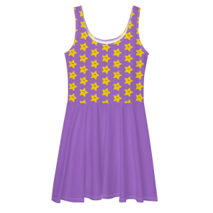 Kawaii Stars Skater Dress (Adult XS-3XL) - Rhonda World