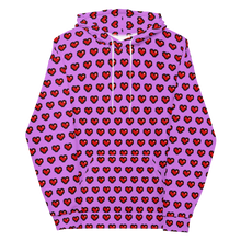 Load image into Gallery viewer, Pixel Hearts Hoodie (Adult XS-3XL)