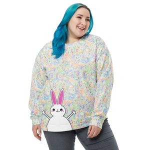 Peeking Bunny Sweatshirt (Adult XS-3XL)