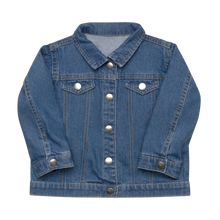 Load image into Gallery viewer, Octopus Infant/Toddler Embroidered Organic Denim Jacket - Rhonda World