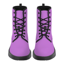 Load image into Gallery viewer, Purple Squad Vegan Leather Boots (FREE SHIPPING) - Rhonda World