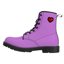 Load image into Gallery viewer, Purple Squad Vegan Leather Boots (FREE SHIPPING) - Rhonda World