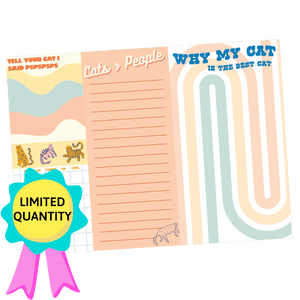 Cat Lovers Notepad Set