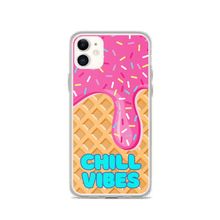 Load image into Gallery viewer, "Chill Vibes" Waffle Cone Phone Case (iPhone 7/7 Plus/8/8 Plus/X/XS/XS Max/XR/11/11 Pro/11 Pro Max/SE/12 mini/12/12 Pro/12 Pro Max/13 mini/13/13 Pro/13 Pro Max/14/14 Plus/14 Pro/14 Pro Max)