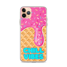 Load image into Gallery viewer, "Chill Vibes" Waffle Cone Phone Case (iPhone 7/7 Plus/8/8 Plus/X/XS/XS Max/XR/11/11 Pro/11 Pro Max/SE/12 mini/12/12 Pro/12 Pro Max/13 mini/13/13 Pro/13 Pro Max/14/14 Plus/14 Pro/14 Pro Max)
