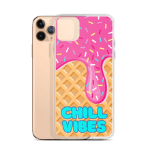 Load image into Gallery viewer, "Chill Vibes" Waffle Cone Phone Case (iPhone 7/7 Plus/8/8 Plus/X/XS/XS Max/XR/11/11 Pro/11 Pro Max/SE/12 mini/12/12 Pro/12 Pro Max/13 mini/13/13 Pro/13 Pro Max/14/14 Plus/14 Pro/14 Pro Max)