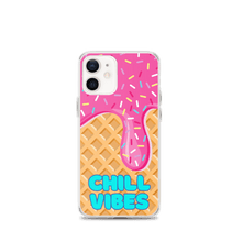 Load image into Gallery viewer, "Chill Vibes" Waffle Cone Phone Case (iPhone 7/7 Plus/8/8 Plus/X/XS/XS Max/XR/11/11 Pro/11 Pro Max/SE/12 mini/12/12 Pro/12 Pro Max/13 mini/13/13 Pro/13 Pro Max/14/14 Plus/14 Pro/14 Pro Max)
