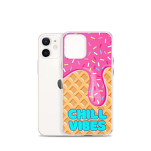 Load image into Gallery viewer, "Chill Vibes" Waffle Cone Phone Case (iPhone 7/7 Plus/8/8 Plus/X/XS/XS Max/XR/11/11 Pro/11 Pro Max/SE/12 mini/12/12 Pro/12 Pro Max/13 mini/13/13 Pro/13 Pro Max/14/14 Plus/14 Pro/14 Pro Max)