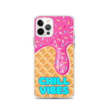 Load image into Gallery viewer, "Chill Vibes" Waffle Cone Phone Case (iPhone 7/7 Plus/8/8 Plus/X/XS/XS Max/XR/11/11 Pro/11 Pro Max/SE/12 mini/12/12 Pro/12 Pro Max/13 mini/13/13 Pro/13 Pro Max/14/14 Plus/14 Pro/14 Pro Max)