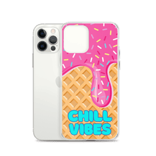 Load image into Gallery viewer, "Chill Vibes" Waffle Cone Phone Case (iPhone 7/7 Plus/8/8 Plus/X/XS/XS Max/XR/11/11 Pro/11 Pro Max/SE/12 mini/12/12 Pro/12 Pro Max/13 mini/13/13 Pro/13 Pro Max/14/14 Plus/14 Pro/14 Pro Max)