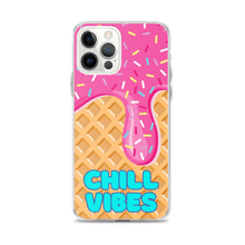 Load image into Gallery viewer, "Chill Vibes" Waffle Cone Phone Case (iPhone 7/7 Plus/8/8 Plus/X/XS/XS Max/XR/11/11 Pro/11 Pro Max/SE/12 mini/12/12 Pro/12 Pro Max/13 mini/13/13 Pro/13 Pro Max/14/14 Plus/14 Pro/14 Pro Max)