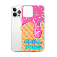 Load image into Gallery viewer, "Chill Vibes" Waffle Cone Phone Case (iPhone 7/7 Plus/8/8 Plus/X/XS/XS Max/XR/11/11 Pro/11 Pro Max/SE/12 mini/12/12 Pro/12 Pro Max/13 mini/13/13 Pro/13 Pro Max/14/14 Plus/14 Pro/14 Pro Max)