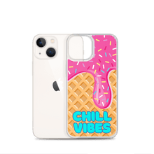 Load image into Gallery viewer, "Chill Vibes" Waffle Cone Phone Case (iPhone 7/7 Plus/8/8 Plus/X/XS/XS Max/XR/11/11 Pro/11 Pro Max/SE/12 mini/12/12 Pro/12 Pro Max/13 mini/13/13 Pro/13 Pro Max/14/14 Plus/14 Pro/14 Pro Max)