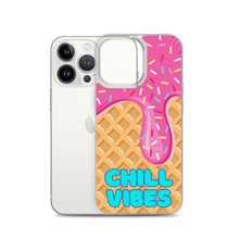 Load image into Gallery viewer, "Chill Vibes" Waffle Cone Phone Case (iPhone 7/7 Plus/8/8 Plus/X/XS/XS Max/XR/11/11 Pro/11 Pro Max/SE/12 mini/12/12 Pro/12 Pro Max/13 mini/13/13 Pro/13 Pro Max/14/14 Plus/14 Pro/14 Pro Max)