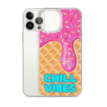 Load image into Gallery viewer, "Chill Vibes" Waffle Cone Phone Case (iPhone 7/7 Plus/8/8 Plus/X/XS/XS Max/XR/11/11 Pro/11 Pro Max/SE/12 mini/12/12 Pro/12 Pro Max/13 mini/13/13 Pro/13 Pro Max/14/14 Plus/14 Pro/14 Pro Max)