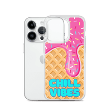 Load image into Gallery viewer, "Chill Vibes" Waffle Cone Phone Case (iPhone 7/7 Plus/8/8 Plus/X/XS/XS Max/XR/11/11 Pro/11 Pro Max/SE/12 mini/12/12 Pro/12 Pro Max/13 mini/13/13 Pro/13 Pro Max/14/14 Plus/14 Pro/14 Pro Max)