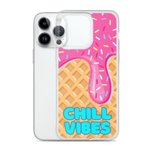 Load image into Gallery viewer, "Chill Vibes" Waffle Cone Phone Case (iPhone 7/7 Plus/8/8 Plus/X/XS/XS Max/XR/11/11 Pro/11 Pro Max/SE/12 mini/12/12 Pro/12 Pro Max/13 mini/13/13 Pro/13 Pro Max/14/14 Plus/14 Pro/14 Pro Max)