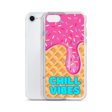Load image into Gallery viewer, "Chill Vibes" Waffle Cone Phone Case (iPhone 7/7 Plus/8/8 Plus/X/XS/XS Max/XR/11/11 Pro/11 Pro Max/SE/12 mini/12/12 Pro/12 Pro Max/13 mini/13/13 Pro/13 Pro Max/14/14 Plus/14 Pro/14 Pro Max)