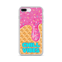 Load image into Gallery viewer, "Chill Vibes" Waffle Cone Phone Case (iPhone 7/7 Plus/8/8 Plus/X/XS/XS Max/XR/11/11 Pro/11 Pro Max/SE/12 mini/12/12 Pro/12 Pro Max/13 mini/13/13 Pro/13 Pro Max/14/14 Plus/14 Pro/14 Pro Max)