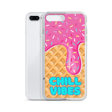 Load image into Gallery viewer, "Chill Vibes" Waffle Cone Phone Case (iPhone 7/7 Plus/8/8 Plus/X/XS/XS Max/XR/11/11 Pro/11 Pro Max/SE/12 mini/12/12 Pro/12 Pro Max/13 mini/13/13 Pro/13 Pro Max/14/14 Plus/14 Pro/14 Pro Max)