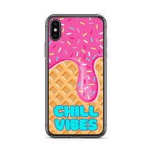 Load image into Gallery viewer, "Chill Vibes" Waffle Cone Phone Case (iPhone 7/7 Plus/8/8 Plus/X/XS/XS Max/XR/11/11 Pro/11 Pro Max/SE/12 mini/12/12 Pro/12 Pro Max/13 mini/13/13 Pro/13 Pro Max/14/14 Plus/14 Pro/14 Pro Max)