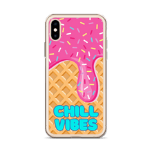 Load image into Gallery viewer, "Chill Vibes" Waffle Cone Phone Case (iPhone 7/7 Plus/8/8 Plus/X/XS/XS Max/XR/11/11 Pro/11 Pro Max/SE/12 mini/12/12 Pro/12 Pro Max/13 mini/13/13 Pro/13 Pro Max/14/14 Plus/14 Pro/14 Pro Max)