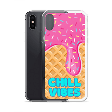 Load image into Gallery viewer, "Chill Vibes" Waffle Cone Phone Case (iPhone 7/7 Plus/8/8 Plus/X/XS/XS Max/XR/11/11 Pro/11 Pro Max/SE/12 mini/12/12 Pro/12 Pro Max/13 mini/13/13 Pro/13 Pro Max/14/14 Plus/14 Pro/14 Pro Max)