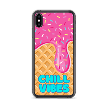Load image into Gallery viewer, "Chill Vibes" Waffle Cone Phone Case (iPhone 7/7 Plus/8/8 Plus/X/XS/XS Max/XR/11/11 Pro/11 Pro Max/SE/12 mini/12/12 Pro/12 Pro Max/13 mini/13/13 Pro/13 Pro Max/14/14 Plus/14 Pro/14 Pro Max)