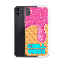 Load image into Gallery viewer, "Chill Vibes" Waffle Cone Phone Case (iPhone 7/7 Plus/8/8 Plus/X/XS/XS Max/XR/11/11 Pro/11 Pro Max/SE/12 mini/12/12 Pro/12 Pro Max/13 mini/13/13 Pro/13 Pro Max/14/14 Plus/14 Pro/14 Pro Max)
