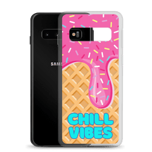 Load image into Gallery viewer, "Chill Vibes" Waffle Cone Phone Case (Samsung Galaxy S10/S10+/S10e/S20/S20 FE/S20 Plus/S20 Ultra/S21/S21 Plus/S21 Ultra/S22/S22 Plus/S22 Ultra)