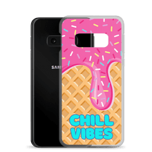 Load image into Gallery viewer, "Chill Vibes" Waffle Cone Phone Case (Samsung Galaxy S10/S10+/S10e/S20/S20 FE/S20 Plus/S20 Ultra/S21/S21 Plus/S21 Ultra/S22/S22 Plus/S22 Ultra)