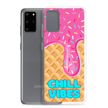Load image into Gallery viewer, "Chill Vibes" Waffle Cone Phone Case (Samsung Galaxy S10/S10+/S10e/S20/S20 FE/S20 Plus/S20 Ultra/S21/S21 Plus/S21 Ultra/S22/S22 Plus/S22 Ultra)