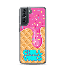 Load image into Gallery viewer, "Chill Vibes" Waffle Cone Phone Case (Samsung Galaxy S10/S10+/S10e/S20/S20 FE/S20 Plus/S20 Ultra/S21/S21 Plus/S21 Ultra/S22/S22 Plus/S22 Ultra)