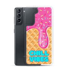 Load image into Gallery viewer, "Chill Vibes" Waffle Cone Phone Case (Samsung Galaxy S10/S10+/S10e/S20/S20 FE/S20 Plus/S20 Ultra/S21/S21 Plus/S21 Ultra/S22/S22 Plus/S22 Ultra)