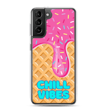 Load image into Gallery viewer, "Chill Vibes" Waffle Cone Phone Case (Samsung Galaxy S10/S10+/S10e/S20/S20 FE/S20 Plus/S20 Ultra/S21/S21 Plus/S21 Ultra/S22/S22 Plus/S22 Ultra)