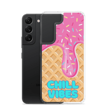Load image into Gallery viewer, "Chill Vibes" Waffle Cone Phone Case (Samsung Galaxy S10/S10+/S10e/S20/S20 FE/S20 Plus/S20 Ultra/S21/S21 Plus/S21 Ultra/S22/S22 Plus/S22 Ultra)