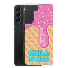 Load image into Gallery viewer, "Chill Vibes" Waffle Cone Phone Case (Samsung Galaxy S10/S10+/S10e/S20/S20 FE/S20 Plus/S20 Ultra/S21/S21 Plus/S21 Ultra/S22/S22 Plus/S22 Ultra)