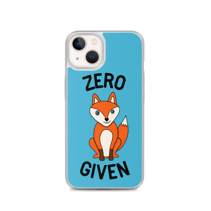 Zero Fox iPhone Case (iPhone 7/7 Plus/8/8 Plus/X/XS/XS Max/XR/11/11 Pro/11 Pro Max/SE/12 mini/12/12 Pro/12 Pro Max/13 mini/13) - Rhonda World