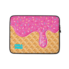 Load image into Gallery viewer, "Chill Vibes" Waffle Cone Laptop Sleeve