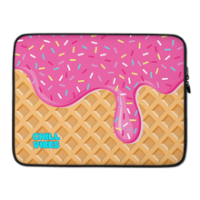 Load image into Gallery viewer, &quot;Chill Vibes&quot; Waffle Cone Laptop Sleeve