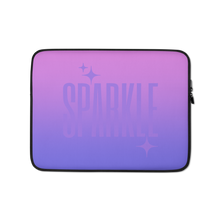 Load image into Gallery viewer, Sparkle Ghost Text Laptop Sleeve - Rhonda World