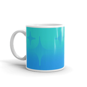 Blue Ghost Sparkle Mug