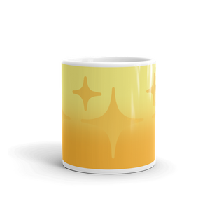 Yellow Ghost Sparkle Mug - Rhonda World